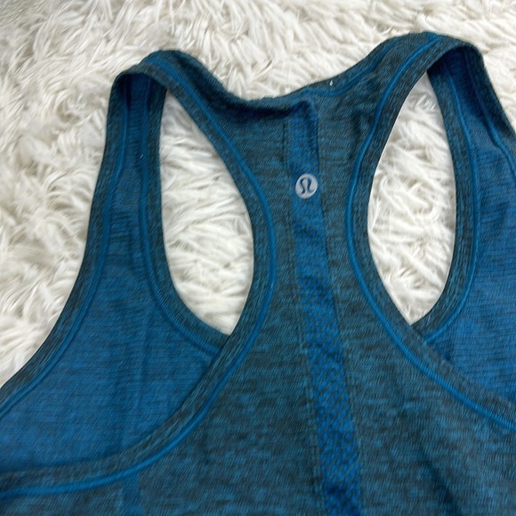 Lululemon Swiftly Tech Racerback Poolside / Black - Picture 3 of 5